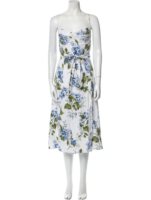 Reformation Linen Midi Length Dress