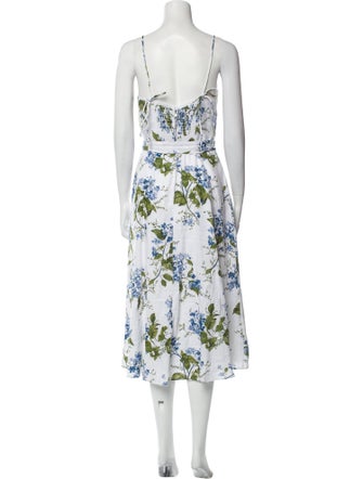 Reformation Linen Midi Length Dress