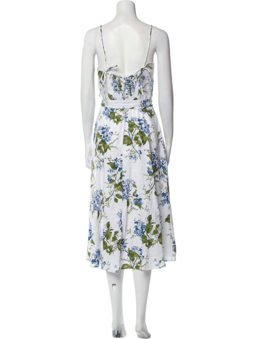 Reformation Linen Midi Length Dress