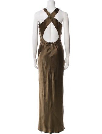 Reformation Silk Long Dress