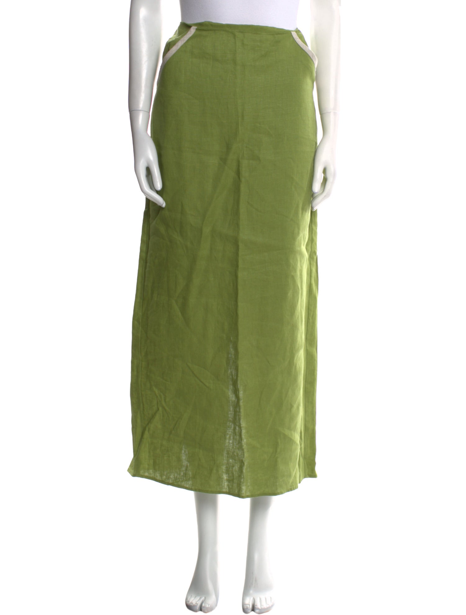 Reformation Linen Midi Length Skirt