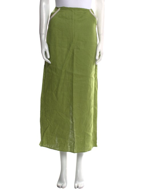 Reformation Linen Midi Length Skirt