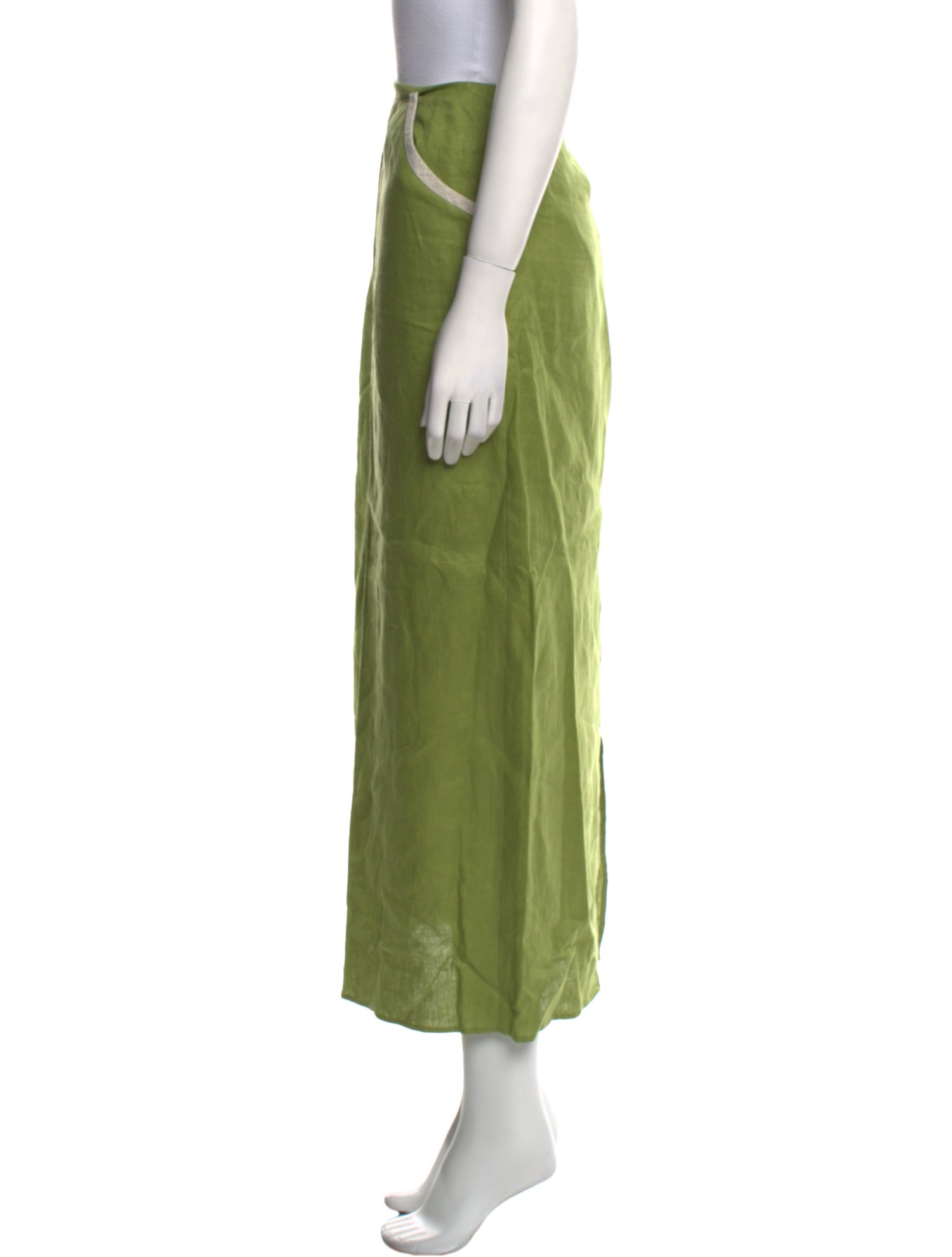 Reformation Linen Midi Length Skirt