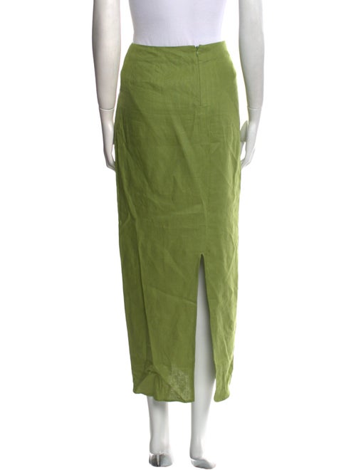 Reformation Linen Midi Length Skirt