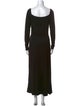 Reformation Square Neckline Long Dress