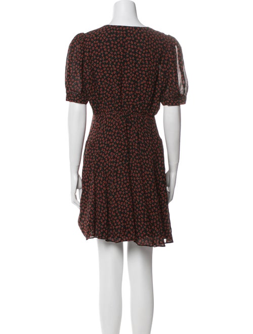 Reformation Floral Print Mini Dress