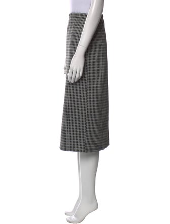 Reformation Plaid Print Knee-Length Skirt