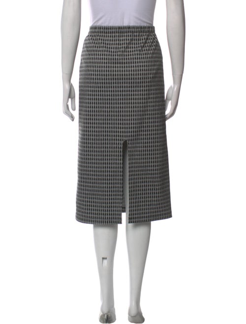 Reformation Plaid Print Knee-Length Skirt