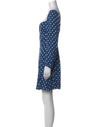 Reformation Polka Dot Print Mini Dress