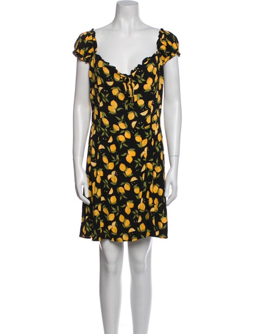 Reformation Printed Mini Dress