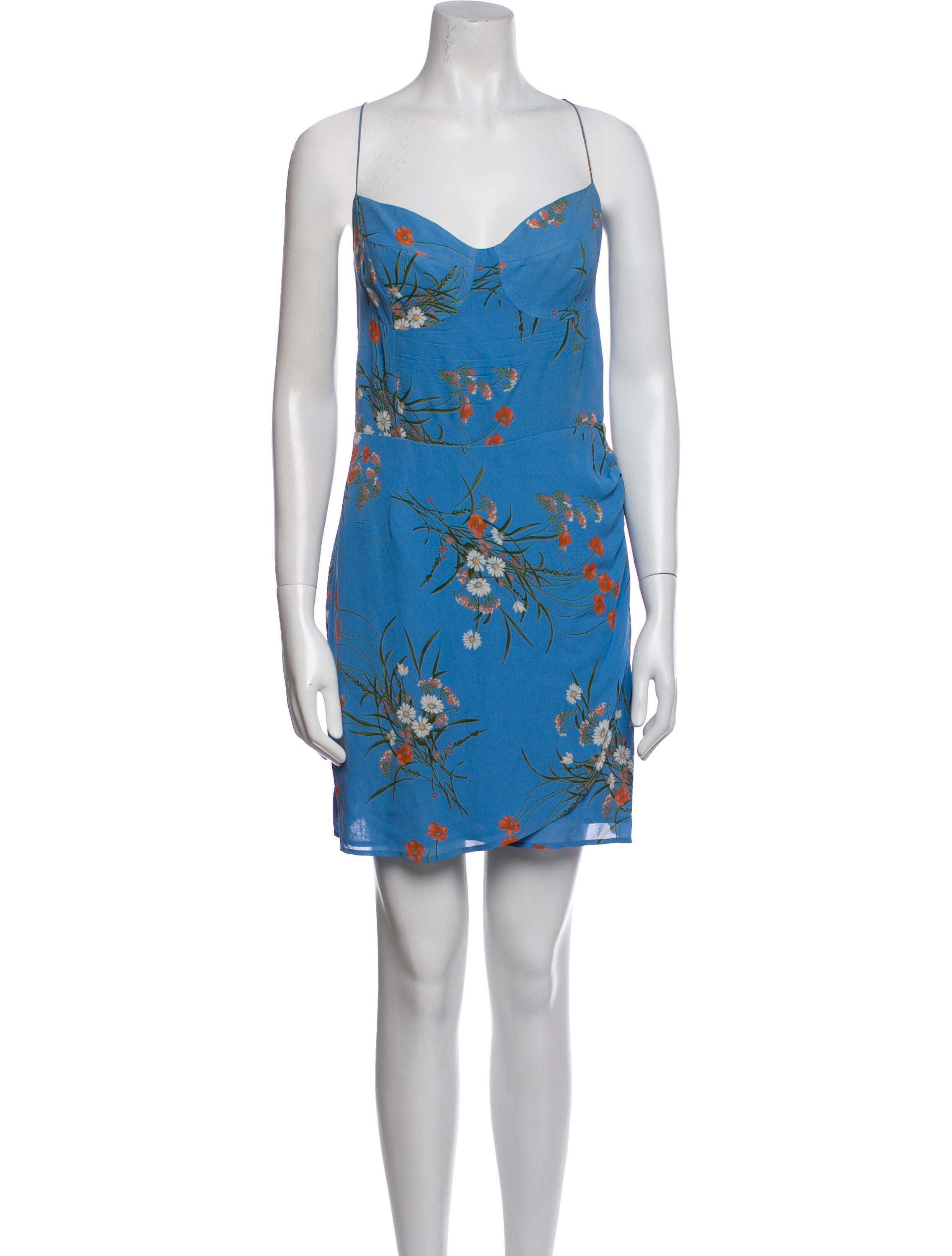 Reformation Floral Print Mini Dress