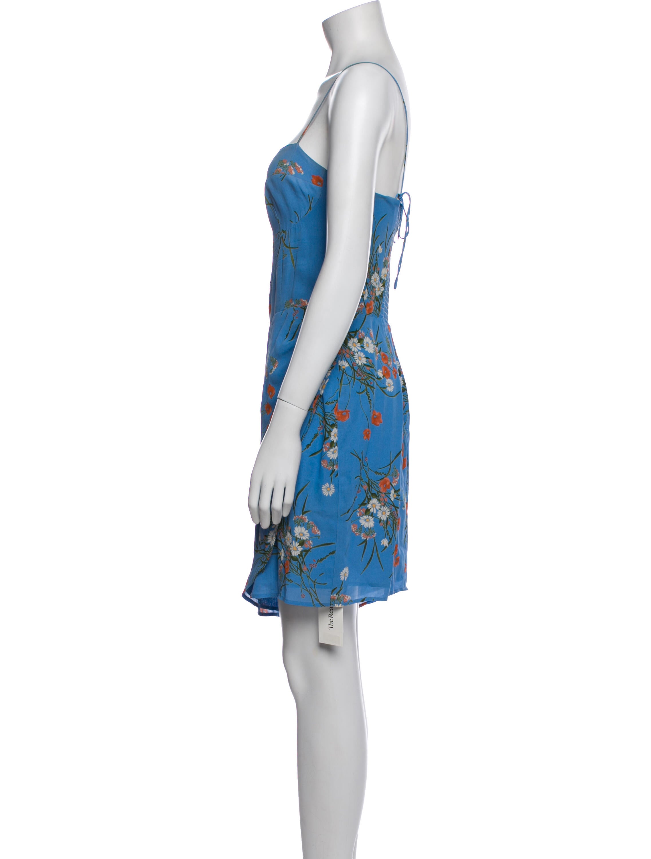 Reformation Floral Print Mini Dress