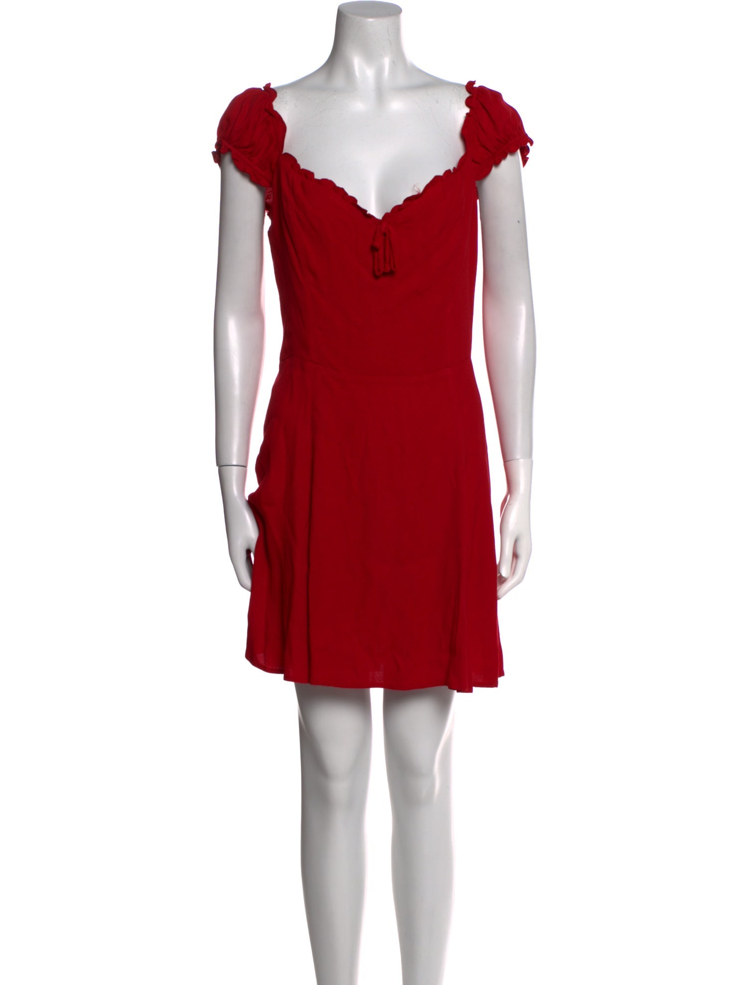 Reformation V-Neck Mini Dress