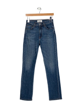 Reformation Mid-Rise Straight Leg Jeans