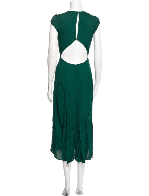 Reformation Crew Neck Long Dress