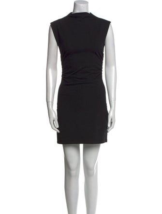 Reformation Mock Neck Mini Dress