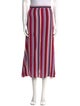 Reformation Striped Midi Length Skirt