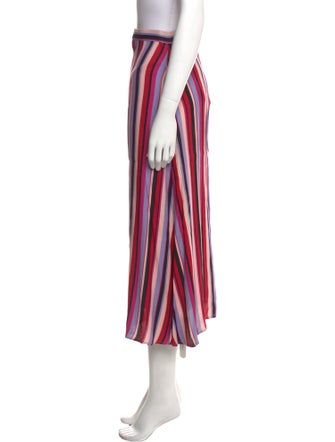 Reformation Striped Midi Length Skirt