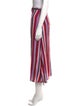 Reformation Striped Midi Length Skirt