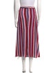 Reformation Striped Midi Length Skirt