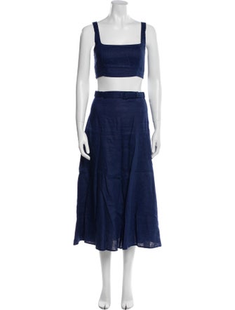 Reformation Linen Skirt Set