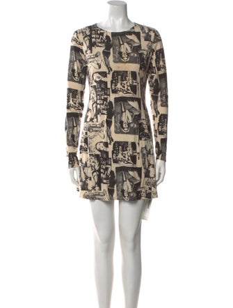 Reformation Printed Mini Dress