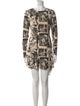 Reformation Printed Mini Dress