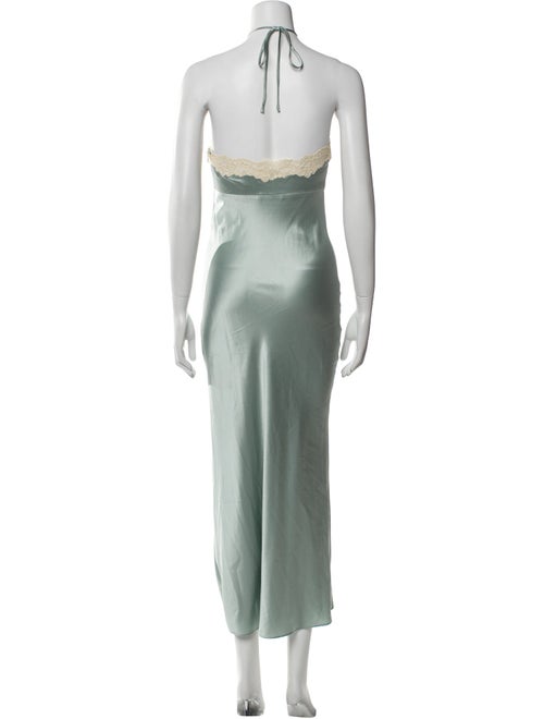 Reformation Silk Lace Trim Embellishment Nightgown