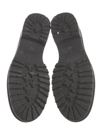 Reformation Embossed Leather Loafers