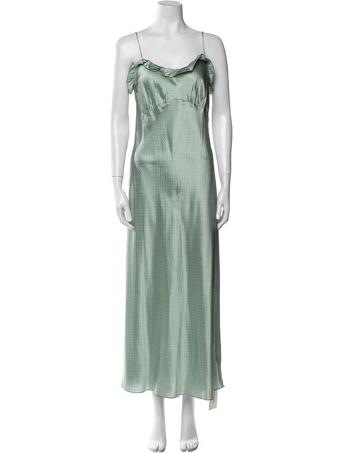 Reformation Silk Long Dress