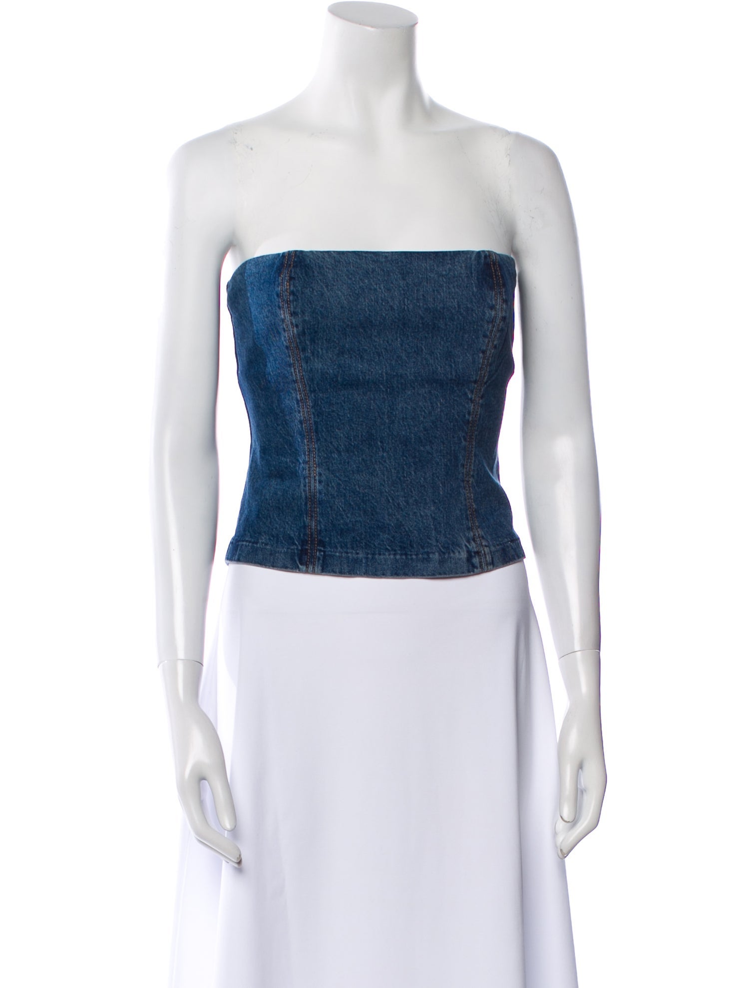 Reformation Strapless Crop Top