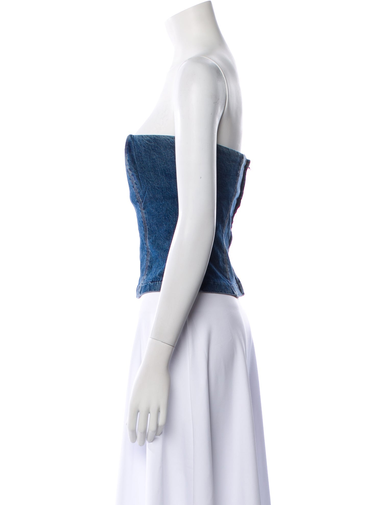 Reformation Strapless Crop Top