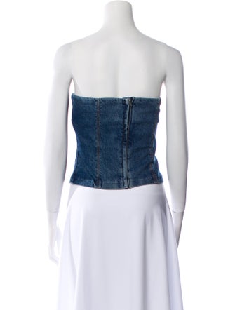 Reformation Strapless Crop Top