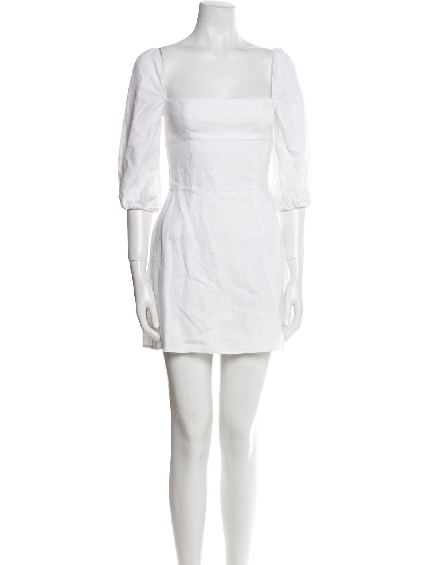 Reformation Square Neckline Mini Dress