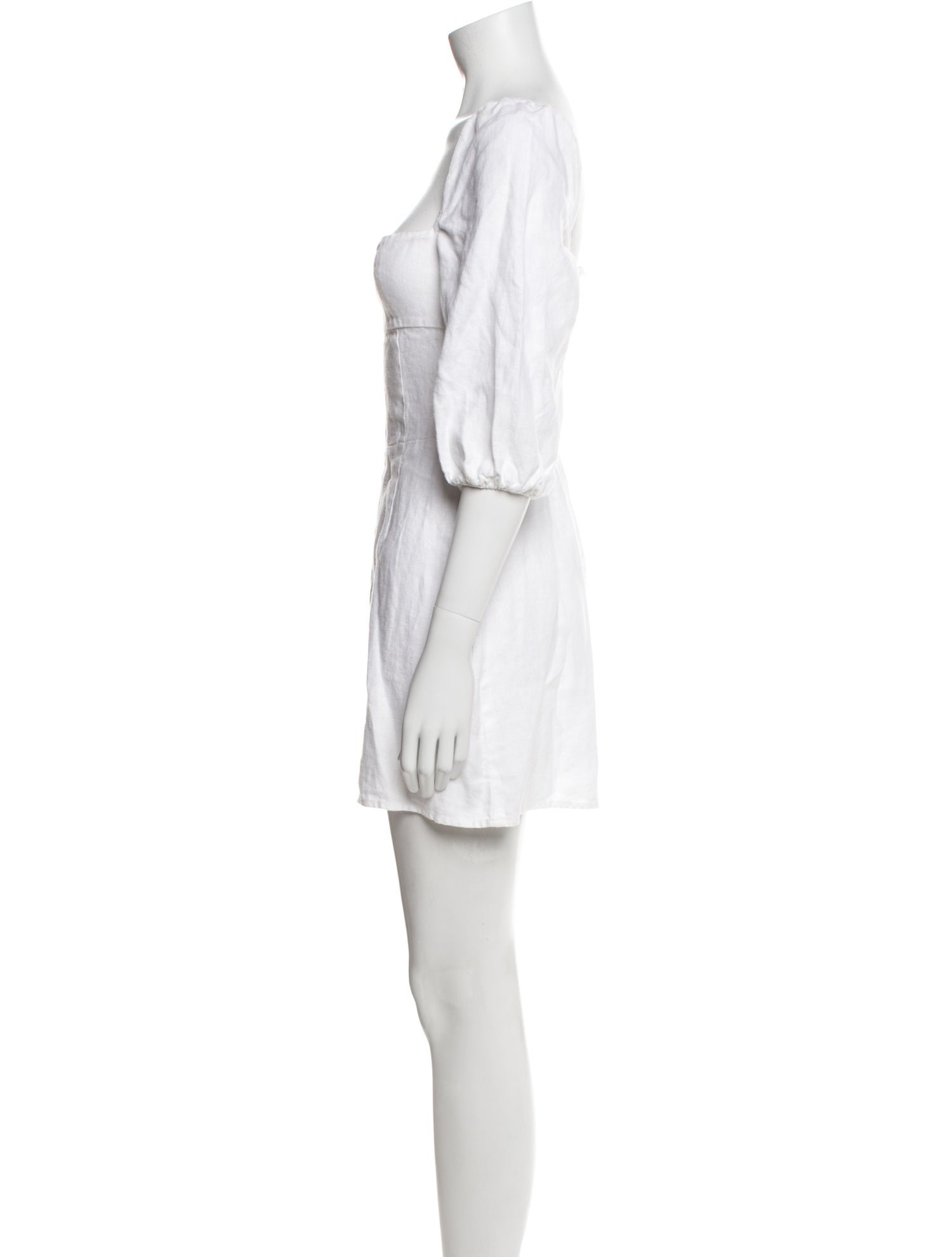 Reformation Square Neckline Mini Dress