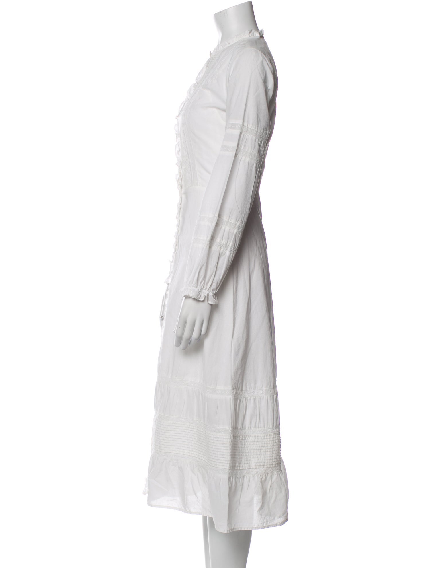 Reformation Mock Neck Midi Length Dress