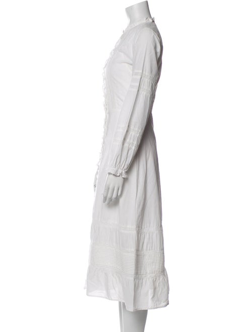 Reformation Mock Neck Midi Length Dress