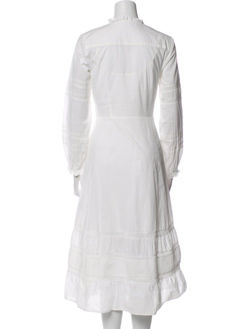 Reformation Mock Neck Midi Length Dress