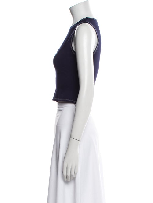 Reformation Crew Neck Sleeveless Crop Top