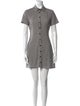 Reformation Plaid Print Mini Dress