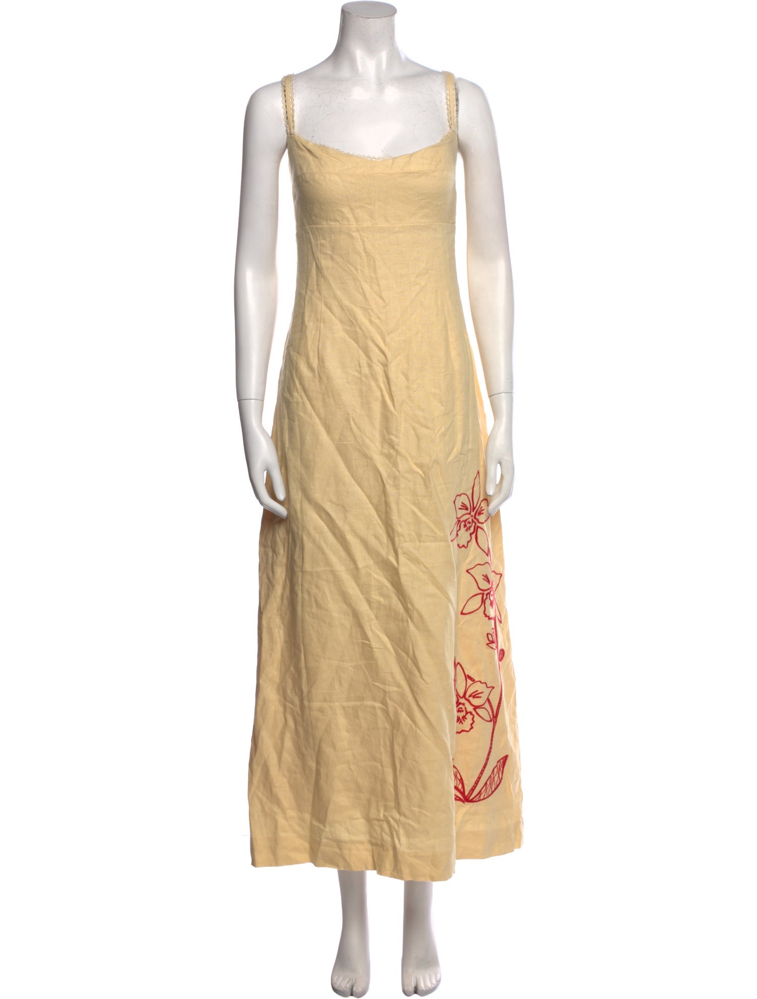 Reformation Linen Long Dress