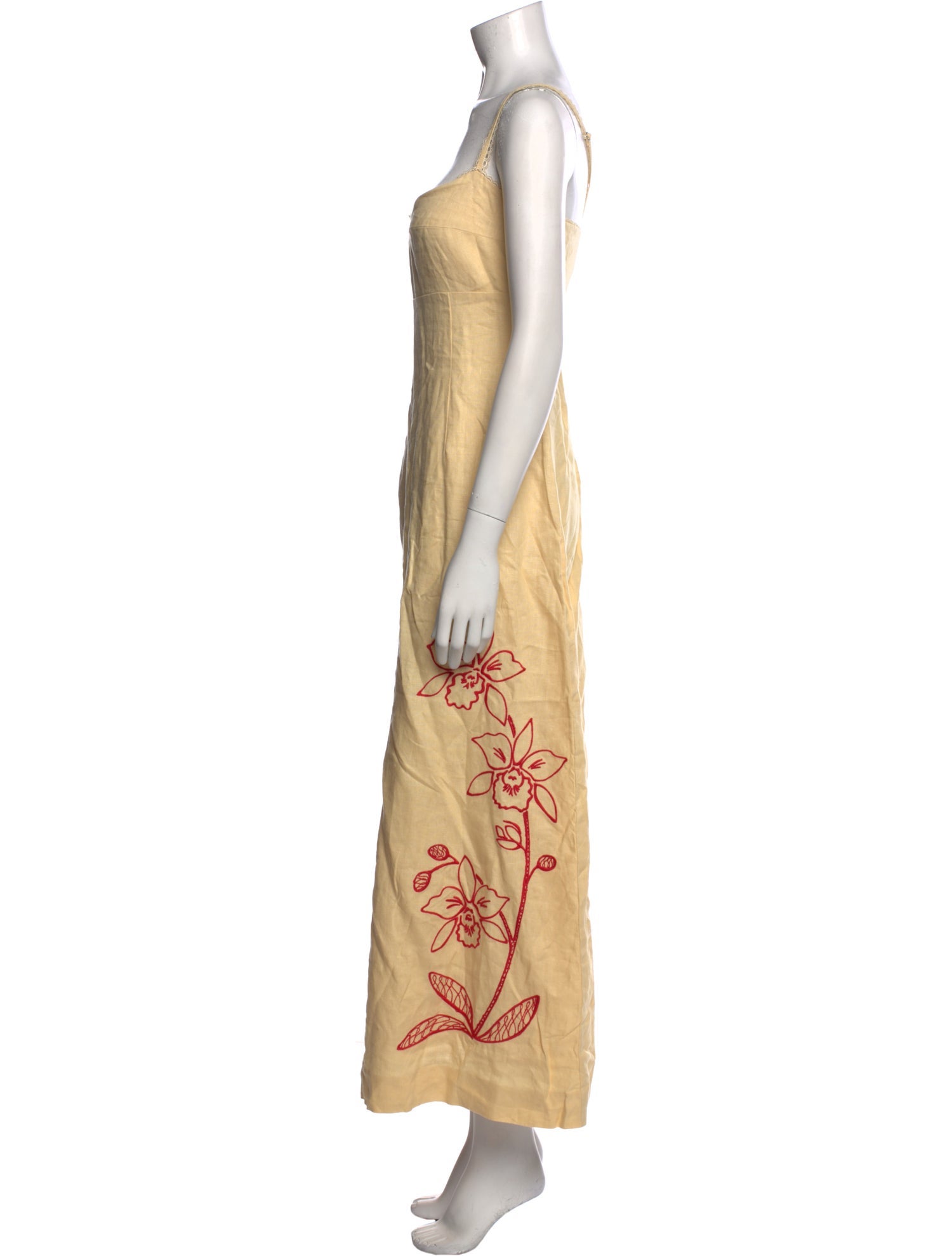 Reformation Linen Long Dress