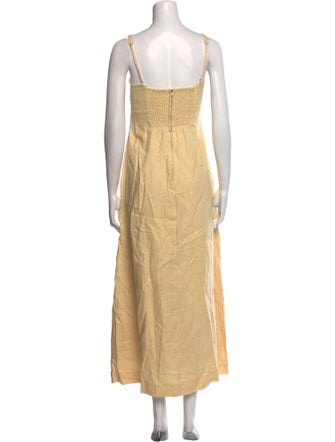 Reformation Linen Long Dress