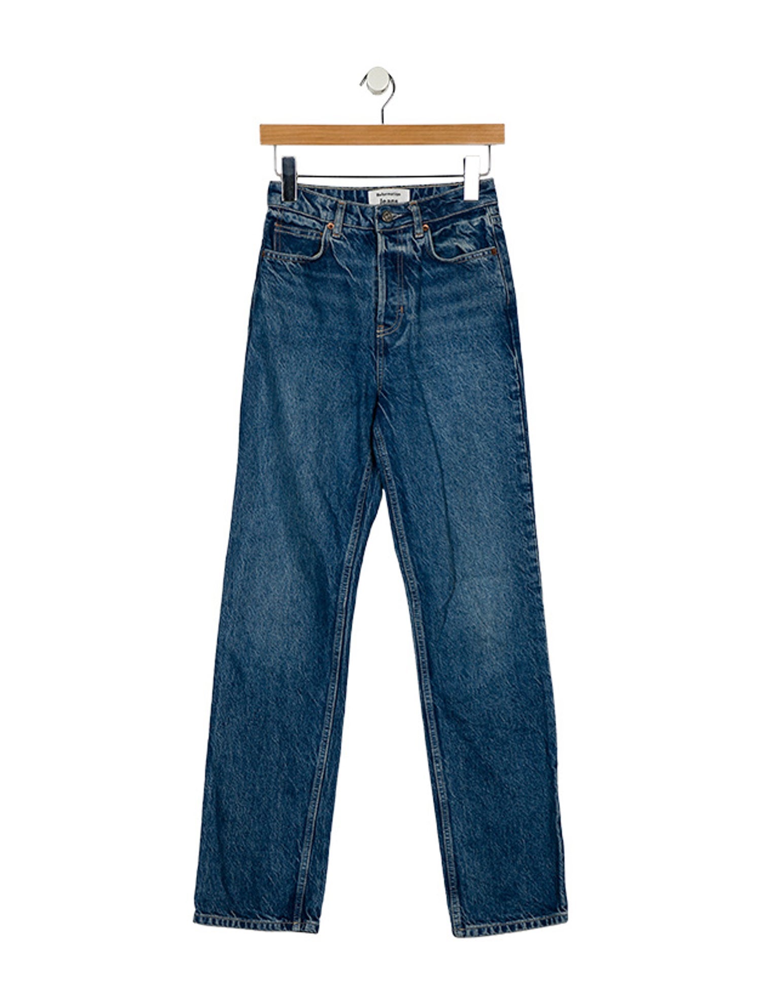 Reformation High-Rise Straight Leg Jeans