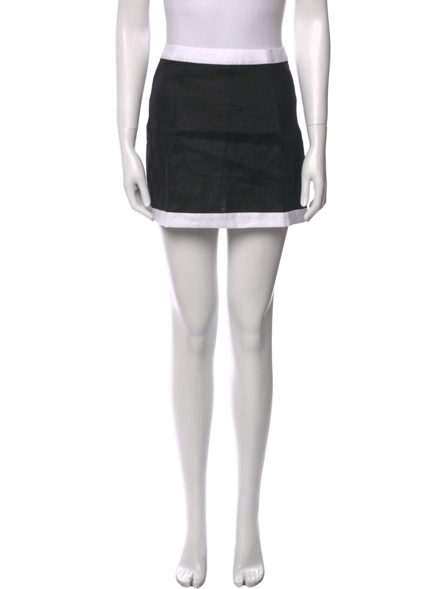 Reformation Linen Mini Skirt