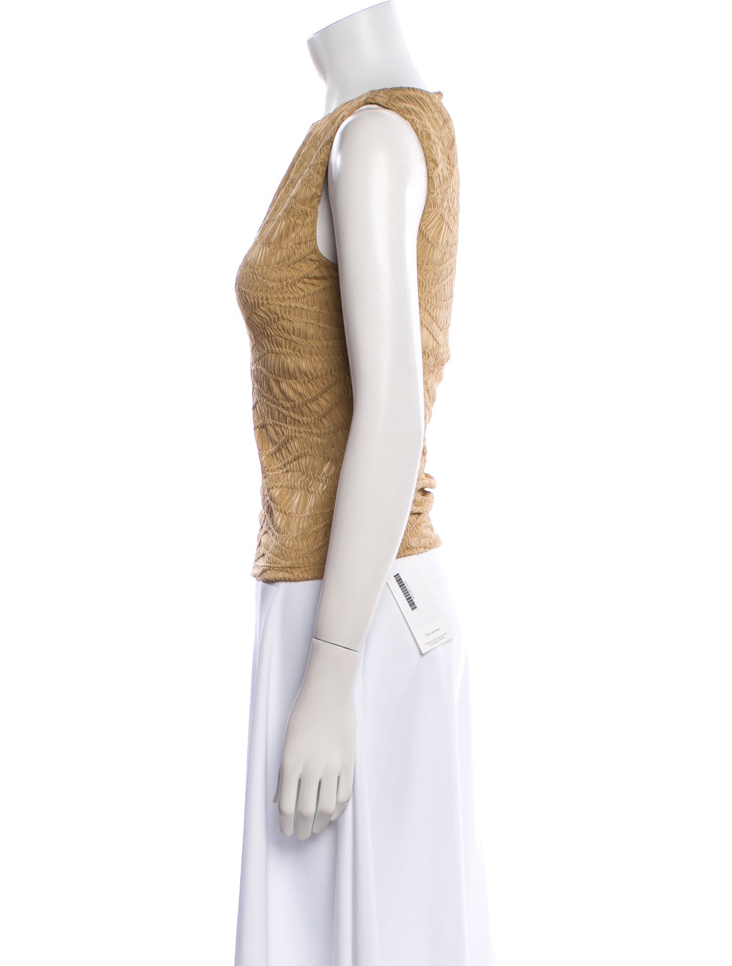 Reformation Bateau Neckline Sleeveless Top