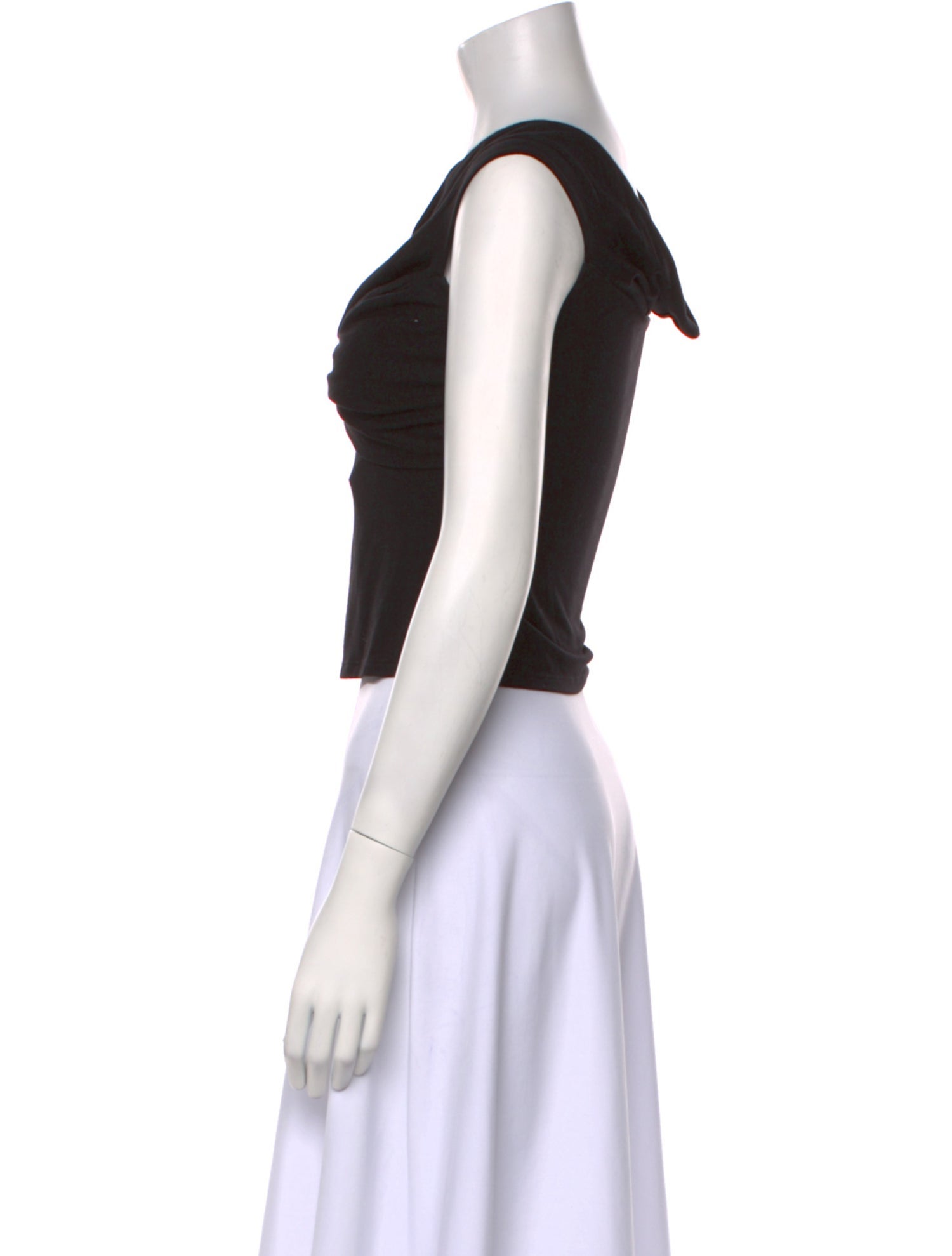 Reformation V-Neck Sleeveless Crop Top