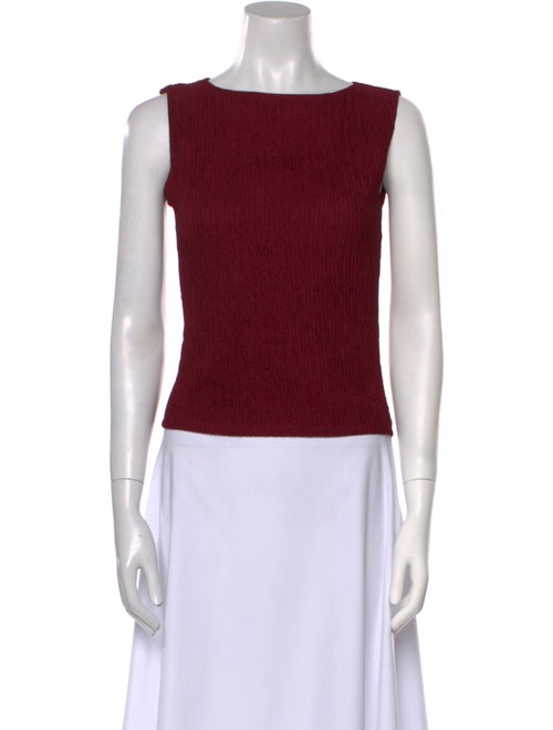 Reformation Bateau Neckline Sleeveless Top