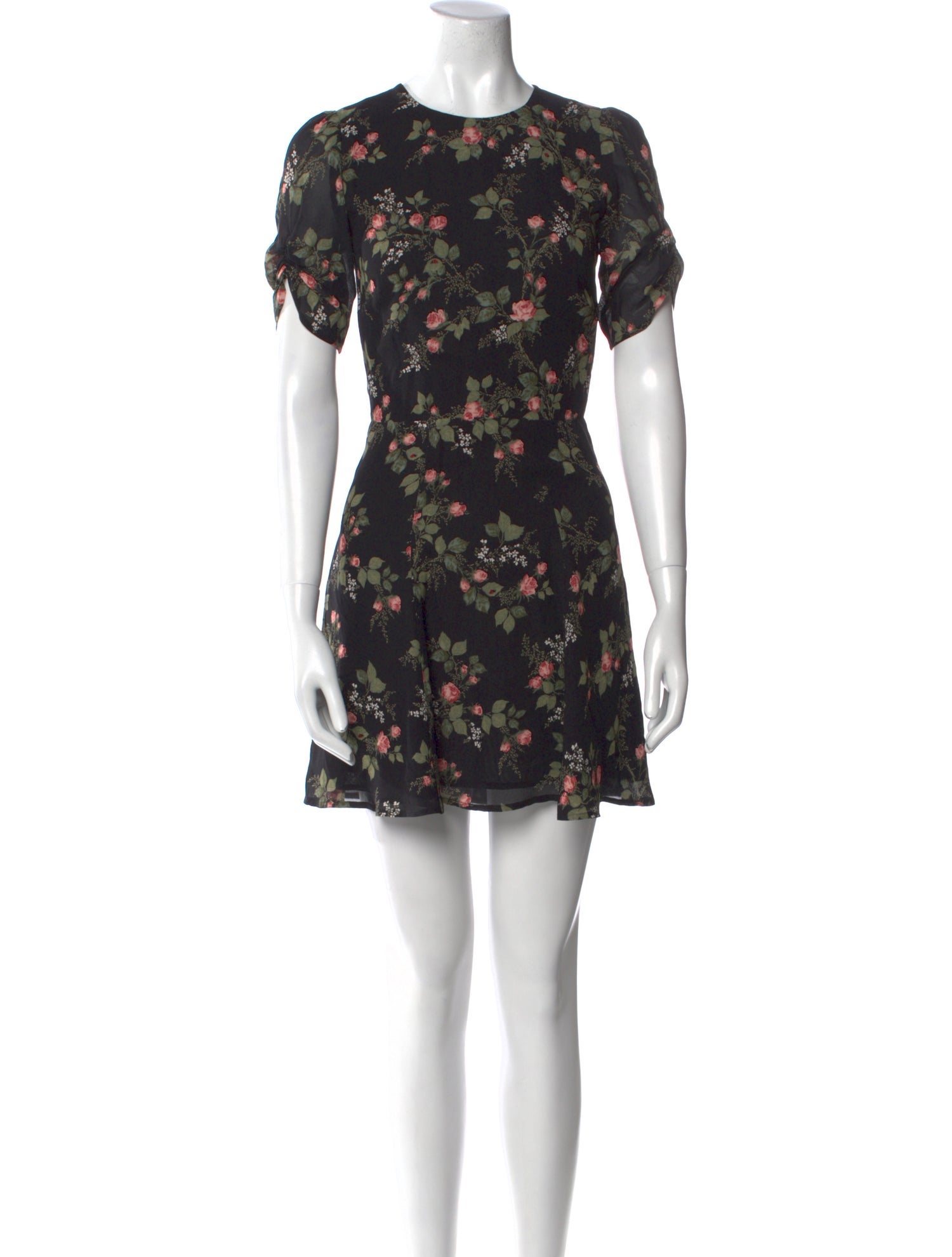 Reformation Floral Print Mini Dress
