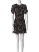 Reformation Floral Print Mini Dress